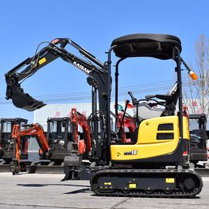 1.<span class=keywords><strong>8</strong></span> tonnellate Mini escavatore cingolato <span class=keywords><strong>Yanmar</strong></span> motore 10.3kw potenza 230mm larghezza pista lavoro giardino scavatore - Product Image 2