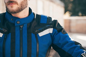 Motorcycle Jacket For Men With Protective Panels And All Season Riding Support. - Product Image 5