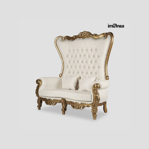 Nueva moda dos asientos trono silla teca caoba Sungkai Mindi Jackfruit roble haya abedul ceniza Silla de comedor cómodo trono - Product Image 1