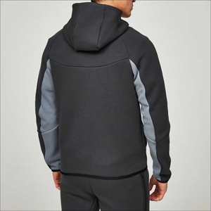 Conjunto Deportivo Unisex de Invierno, Transpirable, 100% Algodón, con Capucha, para Gimnasio, Fitness, Ropa Deportiva, Cálido, para Entrenamiento - Product Image 2