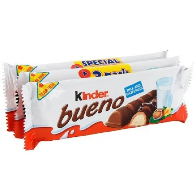 Kinder Bueno Milk & Hazelnut Chocolate Bars