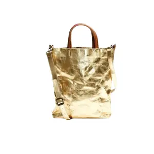 New Design 2024 Print On Demand Washable Kraft Paper Tote Bag Cheap Prices And Fast Delivery