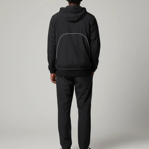 Conjuntos Deportivos de Correr para Hombre, Chaqueta Cortavientos, Logotipo Personalizado Bordado, Impresión Digital, Transpirable, con Capucha, Venta al Por Mayor - Product Image 2