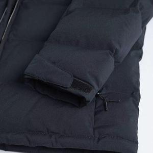 Vestes matelassées écologiques pour hommes, style streetwear, pour l'hiver, col montant, coupe-vent, imperméables, à capuche, personnalisables, devant haut de gamme - Product Image 5