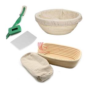 Ensemble de paniers à pain en rotin tissé à la main, fermentation naturelle de la pâte, ustensiles de cuisine, vente en gros au Vietnam - Product Image 6