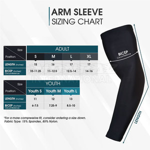 Mangas del brazo de la llegada caliente Mangas del brazo del logotipo personalizado Mangas del brazo más vendidos para la venta en línea - Product Image 6