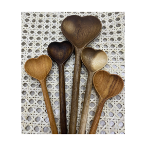 Tenedor de madera respetuoso con el medio ambiente Cuchara Cuchillo para cocina Utensilios ecológicos Juego de cubiertos de madera del proveedor Vietnam - Product Image 1