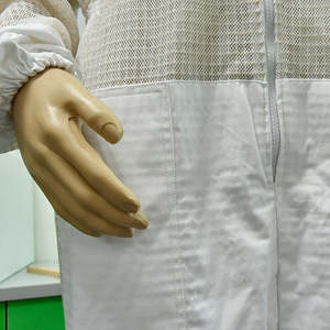 Chaqueta de apicultura, traje de poliéster Protector de seguridad, ropa de apiario transpirable impermeable duradera, cosecha de miel de talla grande - Product Image 4