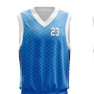 Maillot de basket personnalisé, impression numérique, nom et numéro de l'équipe, manches courtes, unisexe, adulte, respirant, 100% polyester, couleurs personnalisées, OEM - Product Image 2