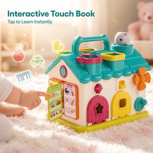 <span class=keywords><strong>Maison</strong></span> d'activités multifonctionnelle en plastique pour bébés, type cube, <span class=keywords><strong>Montessori</strong></span>, pour l'éveil des tout-petits - Product Image 1