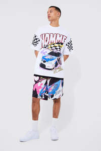 Venta al por mayor de alta calidad en blanco gráfico personalizado impreso algodón secado rápido liso de gran tamaño pesado camiseta unisex - Product Image 5