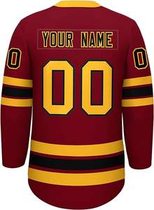 ผู้ชายที่กําหนดเองระเหิดเสื้อฮ็อกกี้น้ําแข็งปัก - Product Image 2