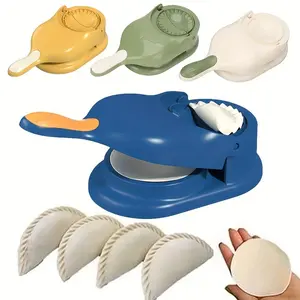 2-in-1 Küche DIY Teigtaschen Hautmaschine manuell Tortilla Formen Teigpresse Alles-in-Einem-Brunde-Maschine vollautomatische Haut-Gadgets