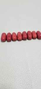 พลอยปะการังแดงธรรมชาติจากอิตาลี, พลอยร้อยเครื่องประดับแบบเม็ดเดี่ยว, รูปทรงไข่คู่, คุณภาพดี, ขนาดแหวนที่ดีกว่า - Product Image 3