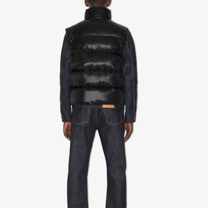 Chaleco acolchado de nailon ligero de alta calidad para hombre, ropa exterior transpirable hecha a medida para invierno, recién llegado, MOQ bajo - Product Image 5