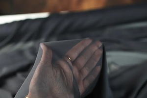 Tissu en mousseline de soie léger de qualité supérieure au mètre, finition mate douce, idéal pour la confection de robes de mariée, la décoration, les robes, l'habillement de voitures et de sacs, pour filles. - Product Image 3