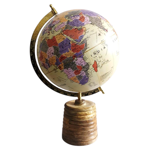 Petit globe armillaire nautique en cuivre personnalisé dernière conception avec support en métal fini antique produit de géographie personnalisé - Product Image 5