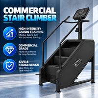 Stepmill Commercial Ergonomique Antidérapant avec Barres de Maintien pour Entraînement Aérobie – Simulateur d'Escalade
