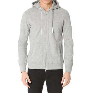 Sweat à capuche zippé en éponge lourde surdimensionné Full Zip Regular Fit OEM Hoodie 100% coton polaire respirant Streetwear Zipper Hoodies - Product Image 4