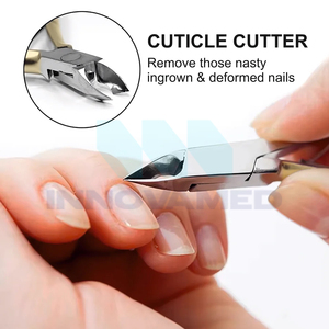 Servicio OEM ODM, el Mejor Proveedor, Cortaúñas de Acero Inoxidable Curvo para Manicura y Pedicura, Duradero, con Apertura de Mandíbula Ancha, Herramientas Portátiles para el Cuidado de las Uñas - Product Image 4
