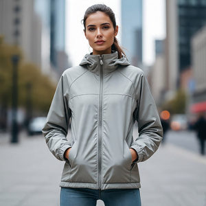 Chaquetas de Camping de concha suave para mujer de talla grande con forro de gran tamaño Otoño Invierno deportes al aire libre chaqueta Softshell para mujer - Product Image 3