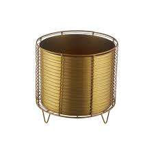 Jardinière en métal de style antique pour la décoration d'hôtel de luxe, décoration de la maison, décoration de jardin d'hôtel - Product Image 4