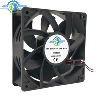 Ventilateurs axiaux DC 12038 personnalisés 120*120*38mm 12V pour refroidissement de radiateur, purificateur d'air et station solaire pour serre de culture