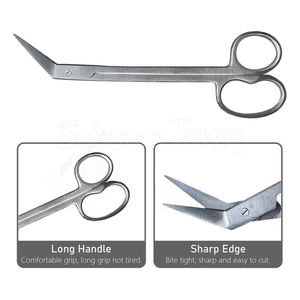 Outil de beauté Ciseaux à cuticules pour ongles en acier inoxydable pour la coupe des ongles et le soin des cuticules avec une précision professionnelle - Product Image 3