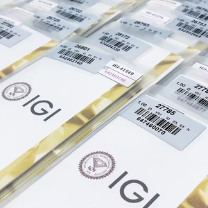 Diamante cultivado en laboratorio CVD de 5 quilates, color D, claridad VS1, talla ovalada, corte elegante, certificado por IGI, para la fabricación de joyas, por D'VINS JEWELS - Product Image 6