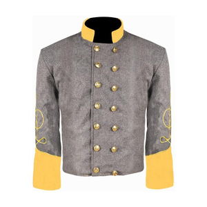 Reproducción de Chaqueta Federal de la Guerra Civil Estadounidense, Abrigo Histórico de Lana de Infantería de la Unión - Product Image 1