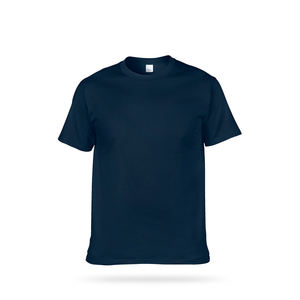 220gsm T-shirt à manches courtes coupe ajustée de haute qualité impression OEM lourde Logo personnalisé uni avec T-shirt pour hommes livraison DDP - Product Image 4