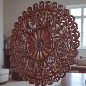 Panneau mural solide en bois de la plus haute qualité, dernier design traditionnel pour la décoration de la chambre et du bureau - Product Image 6