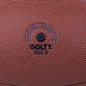 Ballon de football américain en cuir composite de haute qualité Logo personnalisé Vente en gros Usine Taille officielle 9 Utilisation du jeu d'entraînement - Product Image 6