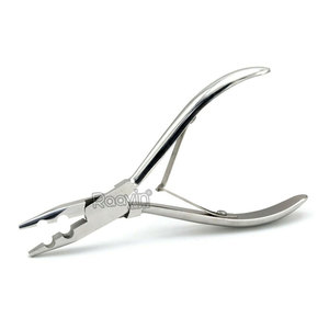 Kit professionnel de pinces pour extensions de cheveux à micro-anneaux, aiguille à perler et crochet de tirage en acier inoxydable de qualité chirurgicale - Product Image 4