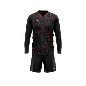 Fabricantes de Ropa Deportiva, Uniforme de Fútbol Personalizado con Impresión Digital, Camiseta de Fútbol de Manga Corta para Hombre, 100% Poliéster - Product Image 3