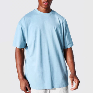 Ringer Người Đàn Ông Rắn Màu T-Shirt Ngắn Tay Áo Cộng Với Kích Thước Rắn Thêu Euro <span class=keywords><strong>Brian</strong></span> Dệt Kim T-Shirt Hot Bán Với Giá Thấp - Product Image 3