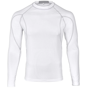 Chemise de compression sportive à manches longues pour homme, design personnalisé, MMA, écologique, 100% polyester, pour la course à pied et la salle de sport, Rash Guard - Product Image 4
