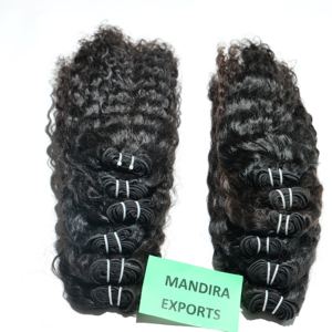 Extensions de Cheveux Humains de Temple Indien Bouclés Non Traités, Extensions de Cheveux Vierges Remy Naturels de Meilleure Qualité - Product Image 6