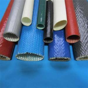 Firesleeve Silicone Rubber Coated Fiberglass <b>Sleeve</b> and high qualities Fire Resistant Silicone Braided Fiberglass <b>Sleeve</b> <b>Wire</b>. - Product Image 4