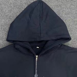 เสื้อสวมหัวมีฮู้ดพิมพ์ลายสำหรับผู้ชายเสื้อมีฮู้ดผ้าฝ้ายขนแกะไซส์ใหญ่พิเศษสำหรับผู้ชายและผู้หญิง - Product Image 2