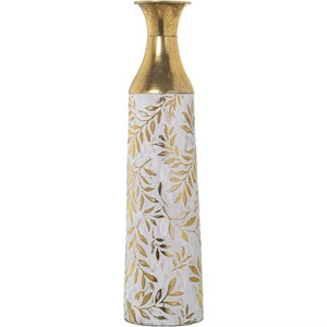 Vase à fleurs en fer nickelé fait à la main Design côtier pour décor de maison moderne vintage Vase à fleurs en fer nickelé décoratif - Product Image 3