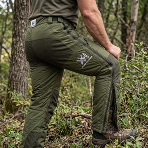 Pantalon de chasse isolé et imperméable avec fermetures éclair aux jambes, 100g 260GSM, personnalisable OEM, vente en gros - Product Image 5