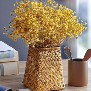 ชุดแจกันดอกไม้หญ้าทะเลขนาดเล็กแจกันฟางตกแต่งโต๊ะขนาดเล็กสำหรับดอกไม้แห้งและดอกไม้ประดิษฐ์ - Product Image 5