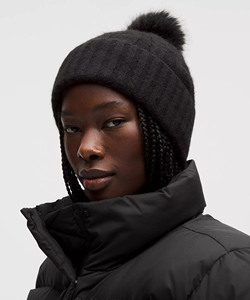 Gorro de Punto con Flecos de Lana Rosa Personalizado Más Vendido, Forrado de Felpa, Súper Suave, Cálido y Elástico, Unisex - Product Image 6