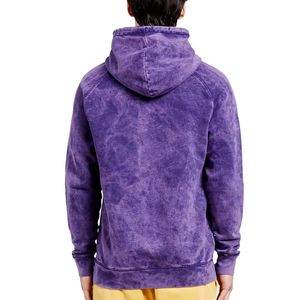 Conjunto de Sudadera con Capucha y Pantalones Deportivos de Algodón Grueso Lavado con Ácido, 2 Piezas, Trajes Deportivos Vintage Lisos para Hombre - Product Image 3