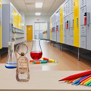 Vintage Copper Oval Keyring Fashionable Metal Promotional Item with Durable Finish 10mm Classic Design - Product Image 4