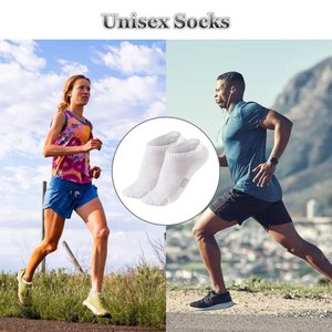 5/10/20 paires neutre couleur unie col rond chaussettes printemps été absorbant la sueur respirant doux confortable Couple chaussettes de sport - Product Image 2