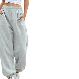 Women Custom Embroidery Oversized Sweatpants Urban Casual Joggers Loose Fit Streetwear Pants <b>Personalized</b> Heavy Cotton - Product Image 5