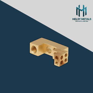 Bloque de Precisión de Latón Mecanizado VMC, Componente CNC en Forma de L de Alta Precisión para Control de Fluidos, Sistemas Neumáticos y Eléctricos - Product Image 3