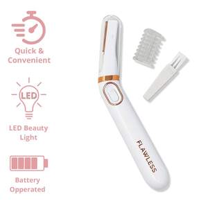 Épilateur indolore pour la ligne du bikini pour femmes, rasoir intime à usage sec avec lumière LED, tondeuse corporelle pour tous types de peau - Product Image 5